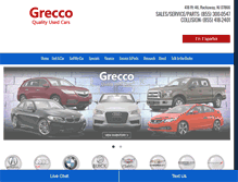 Tablet Screenshot of greccoauto.com